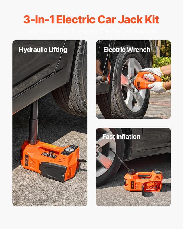 Detalle 2 de VEVOR elektrischer Wagenheber 5 t Set