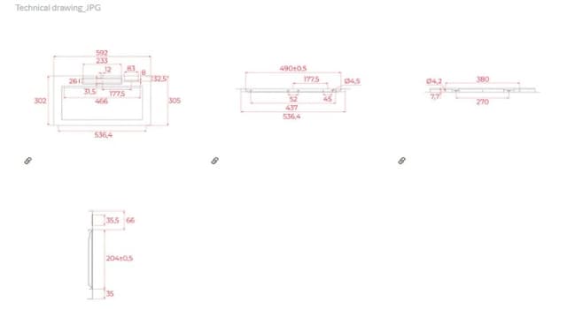 Detalle 2 de Teka GFI 93030 KOS IX campana 314 m3/h