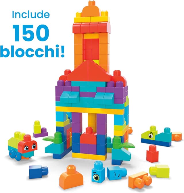 Detalle 2 de Mega Bloks Sacca Eco Grande 150 pezzi