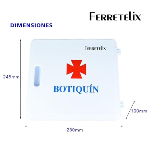 Thumbnail 4 de Ferretelix® Botiquín de pared con dotación y artículos 🩹