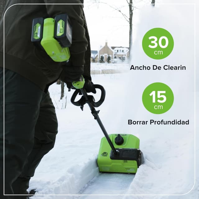 Thumbnail 5 de Greenworks 48V 2x4Ah Extractor de Nieve 30 cm