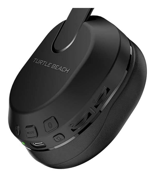 Detalle de Turtle Beach Stealth 500 Schwarz – kabelloses Gaming-Headset für PC, PS5 und PS4 mit bis zu 40 Std. Akku & Bluetooth