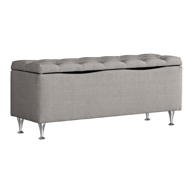 Detalle de Hamta Kraft by Scapa Olle — baúl pie de cama