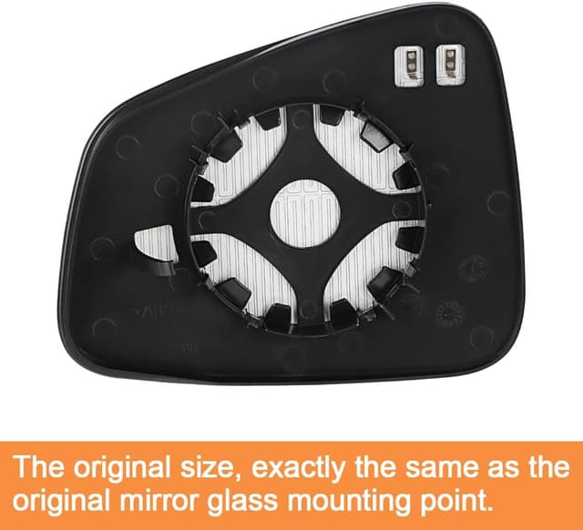 Detalle de SENZEAL beheizbares Spiegelglas Beifahrerseite rechts für Opel Mokka (2012–2019) inkl. Trägerplatte