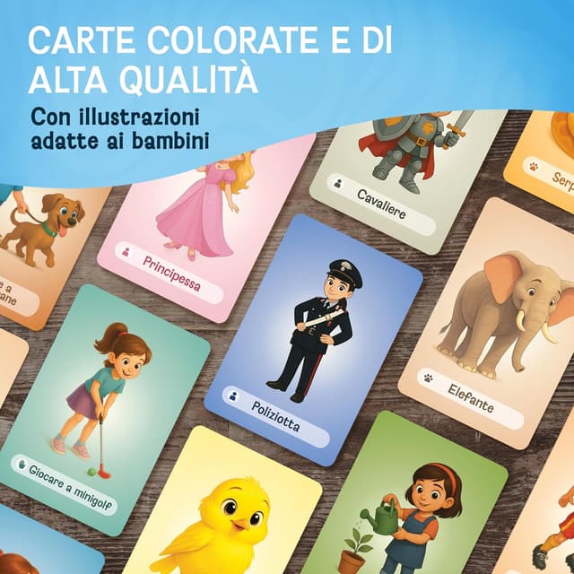 Thumbnail 4 de Mimo per bambini — Gioco di mimica per età 4–9 anni 🎲