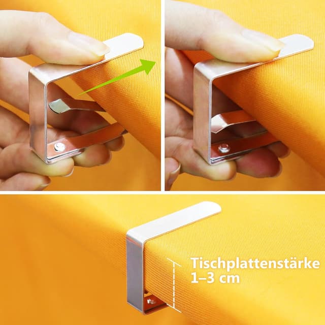 Thumbnail 2 de Blooven Tischtuchklammern Edelstahl 8 Stk