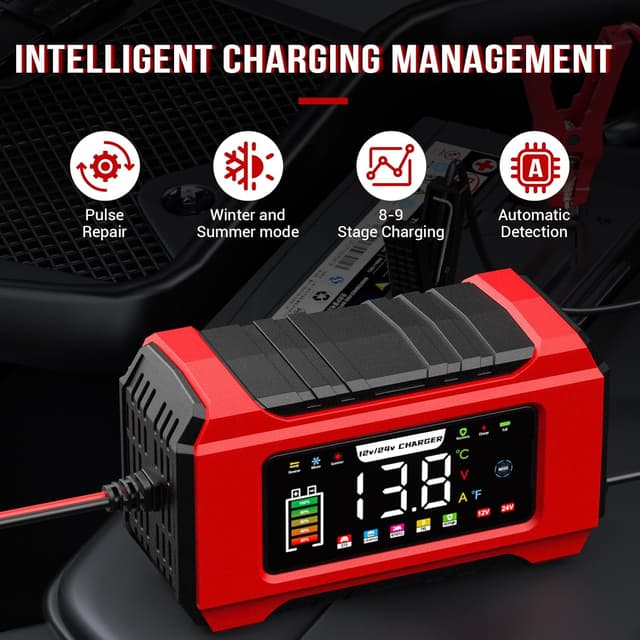 Thumbnail 3 de 15A Autobatterie Ladegerät 12V/24V LiFePO4