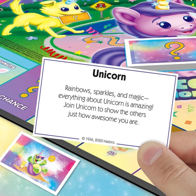 Detalle 1 de Monopoly Junior Unicorn Edition Game 5+