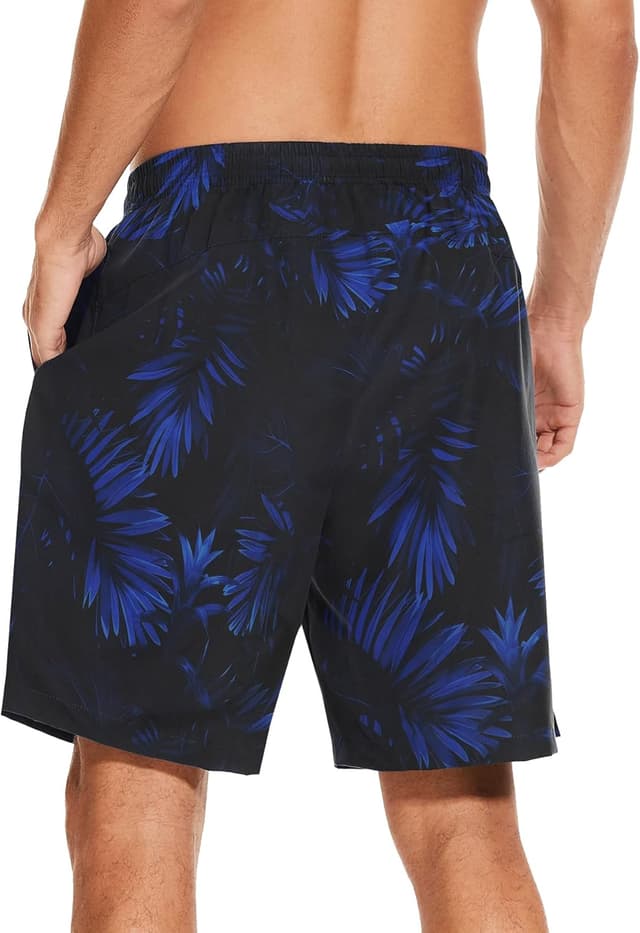 Detalle de SIHOHAN Herren-Badehose mit Meshfutter, schnelltrocknend und Tunnelzug