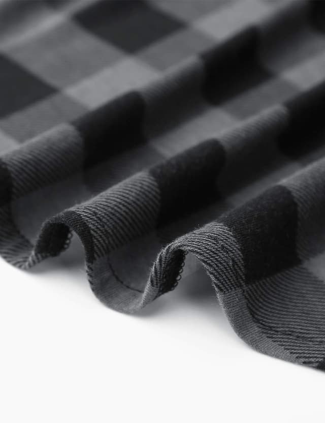 Detalle 2 de Damen Karo-Cardiganbluse mit Roll-Up-Ärmeln