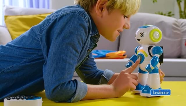 Detalle 1 de LEXIBOOK Powerman Jr. Robot interactivo programable 🤖