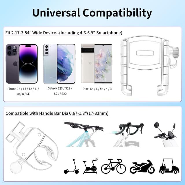 Thumbnail 4 de Bike Phone Mount Holder for Motorcycles and Scooters