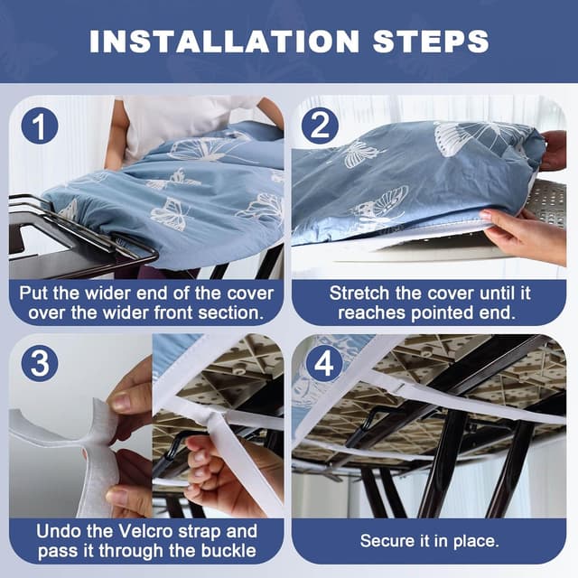 Thumbnail 5 de Frilodge Ironing Board Cover 125 x 45 cm