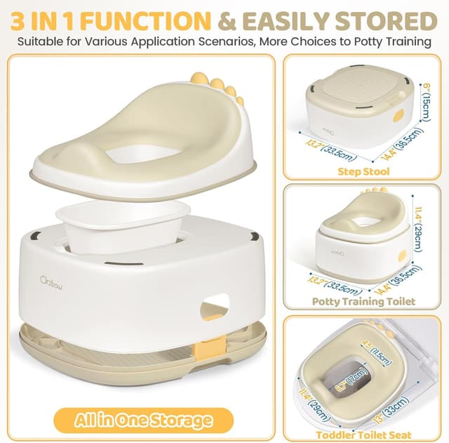 Detalle 2 de Orzbow Multifuncional Orinales Infantiles 36,5 cm