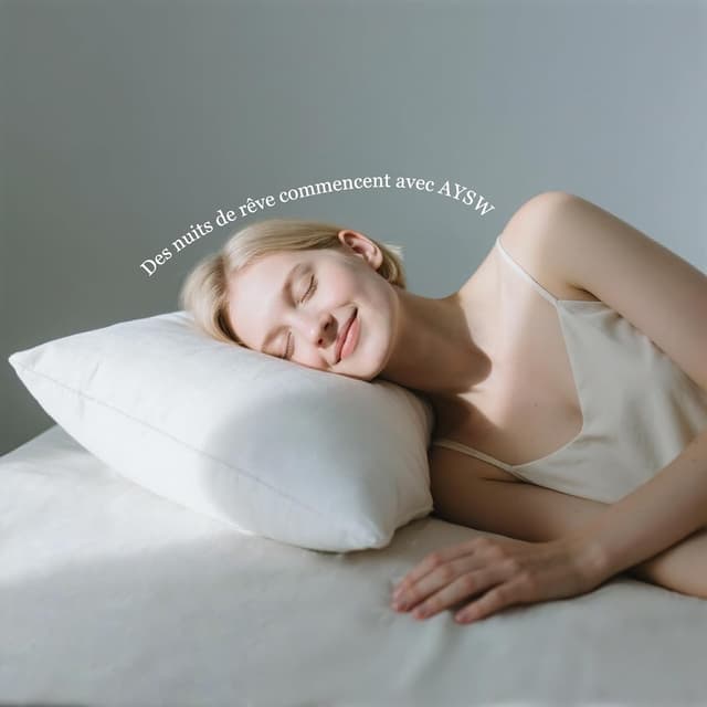 Detalle de Lot de 2 taies d’oreiller AYSW 18 couleurs en microfibre 60x60 cm (blanc) – fermeture éclair