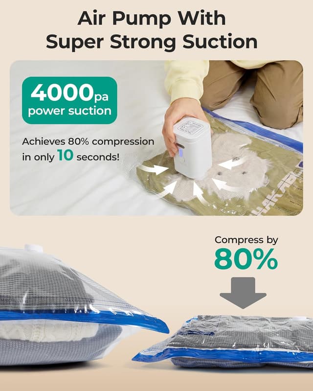 Thumbnail 4 de BAGSMART Vacuum Storage Bags 18-pack