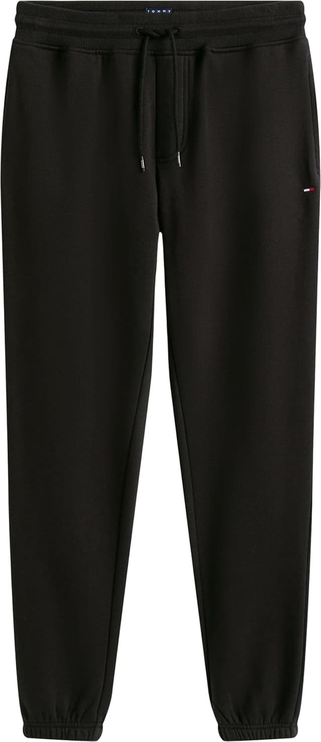 Detalle de Tommy Jeans men’s Flag slim fit jogging bottoms with drawstring