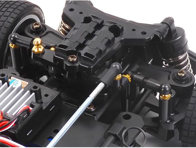 Detalle de Tamiya 58732 1:10 RC Alfa Romeo Giulia Sprint GTA Club Racer (MB-01) kit da assemblare