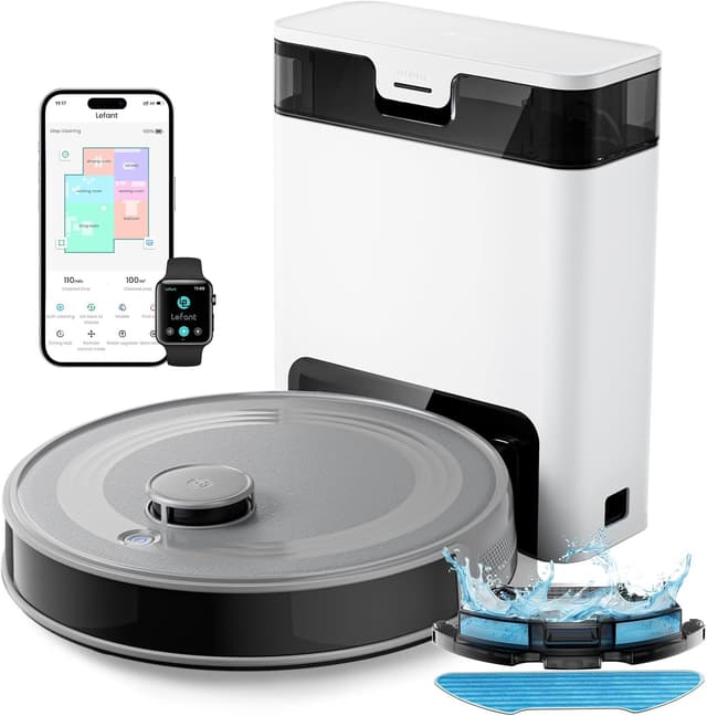 Detalle de LEFANT M2 Pro: robot aspirador 6000Pa