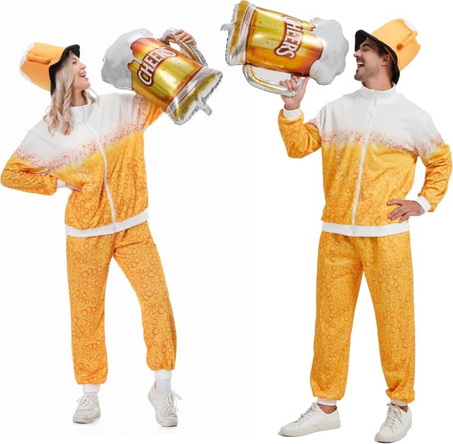 Thumbnail 2 de KUKIKUKI Bier Trainingsanzug Retro 80er