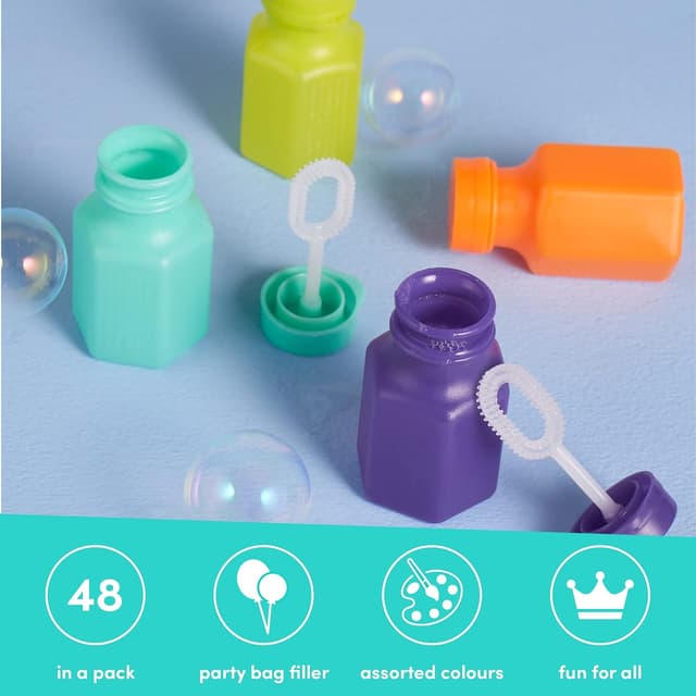 Thumbnail 2 de THE TWIDDLERS 48 Mini Bolle di Sapone 17ml 🎈