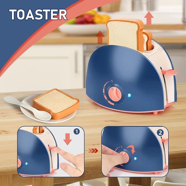 Thumbnail 4 de Spielküche Kinder Spielzeug ab 3 Jahre Kaffeemaschine