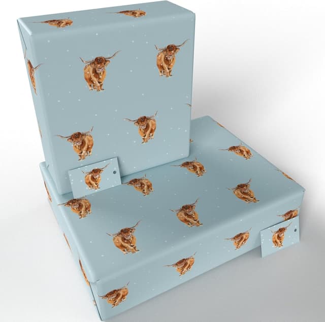 Thumbnail 3 de Re-wrapped Luxury ECO Xmas Gift Wrap 6 sheets