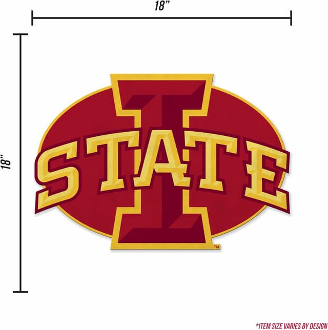Detalle de NCAA Rico Industries Iowa State Cyclones Shape Cut Pennant in Soft Felt (EZ to Hang)