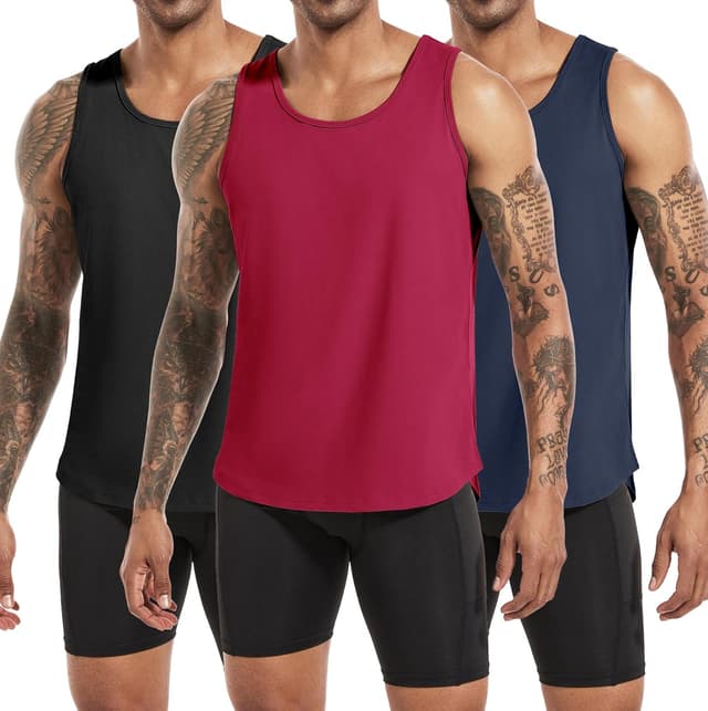Thumbnail 6 de Boyzn Cotton Gym Tank Tops 3 Pack