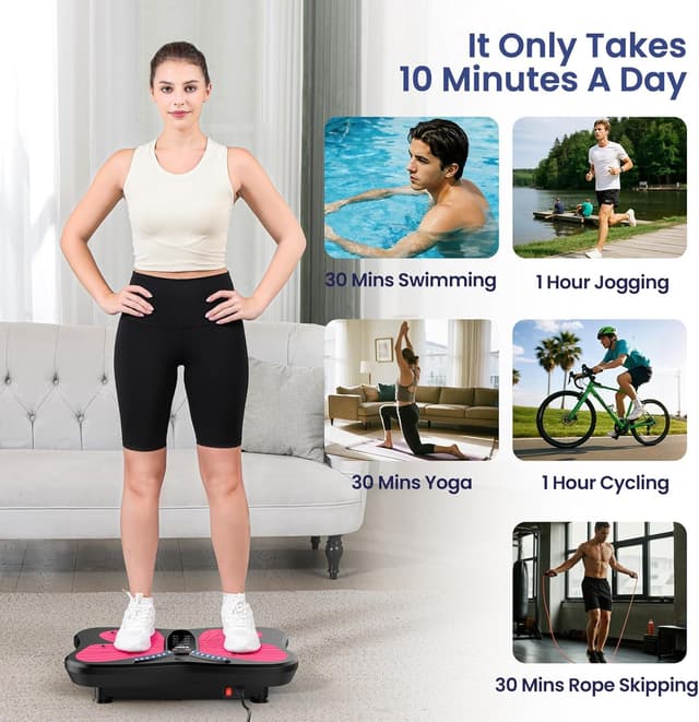 Thumbnail 1 de Vibration Plate 400 lb, 200 Speeds 🏋️♀