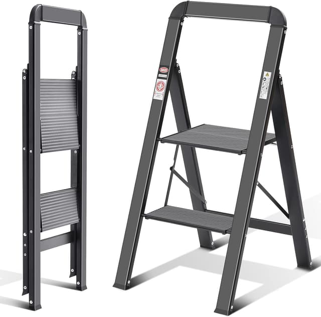 Imagen de KINGRACK Leiter 2 Stufen, klappbar, 150 kg 🪜 en OfertitasTOP