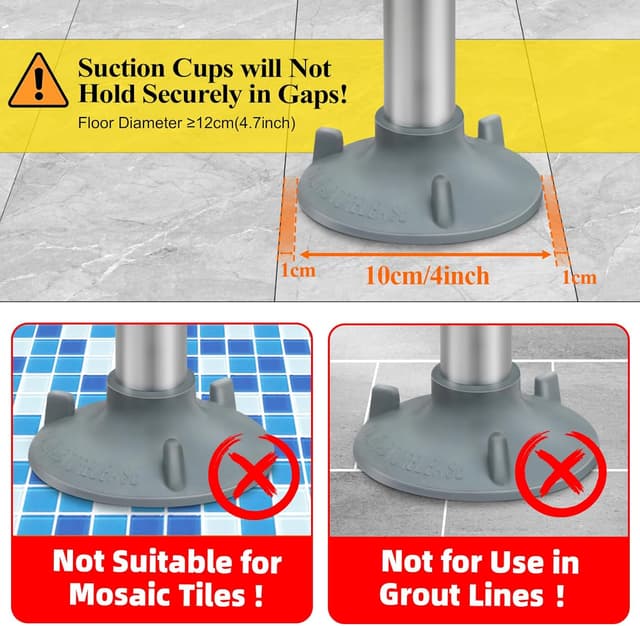Detalle 2 de DePango Rails de sécurité réglables pour toilettes avec poignées au-dessus du siège (pour personnes âgées et handicapées)