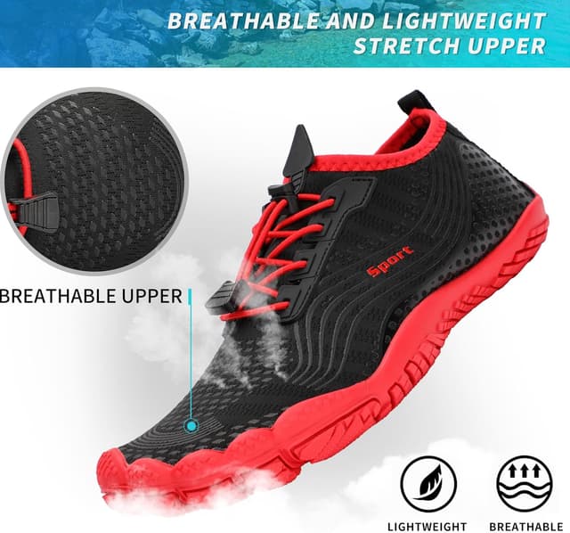 Detalle 2 de ZHR quick-dry aqua socks water shoes for women & men