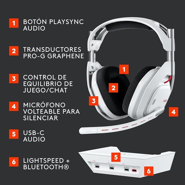 Thumbnail 5 de Logitech G Astro A50 LIGHTSPEED Auriculares inalámbricos Gen 5