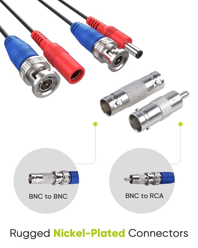 Thumbnail 6 de SANNCE 30M BNC video and power cable pack 🎥