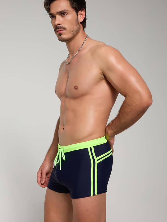 Thumbnail 6 de Arcweg Herren-Badehose Eng Kurz mit Tunnelzug – schnelltrocknende Badeshorts für Schwimmen & Wassersport