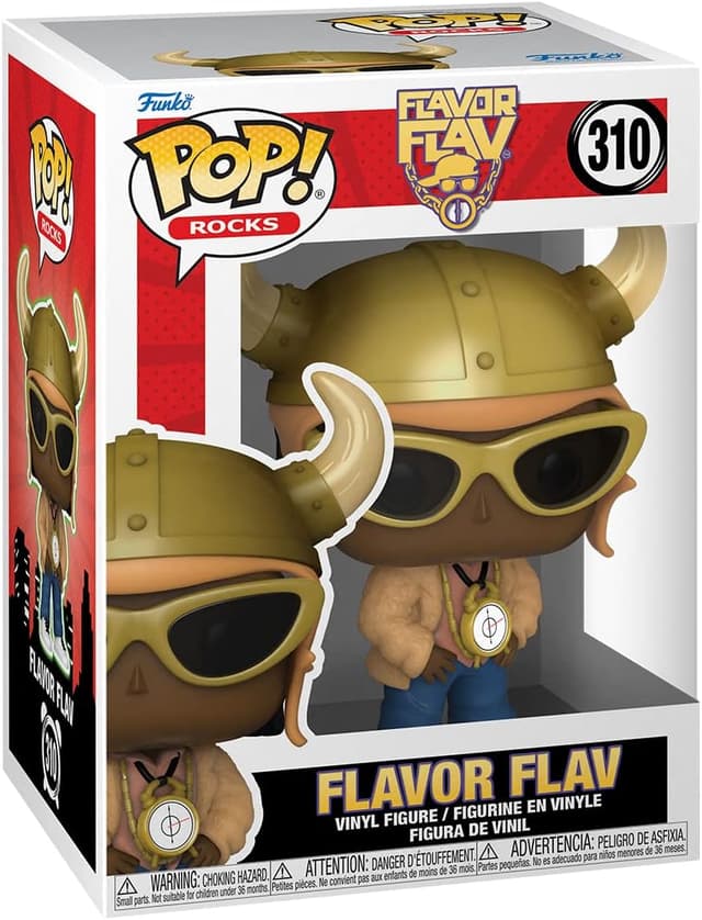 Detalle 2 de Funko POP! Rocks Flavor Flav collectable vinyl figure (about 3.75 inch) for display