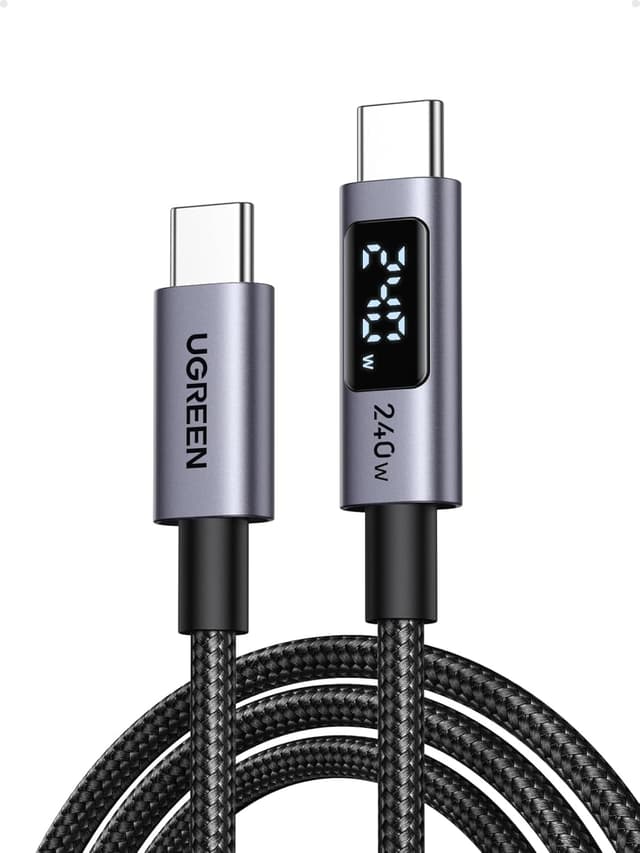 Detalle de UGREEN 240W USB C to USB-C Cable 1M