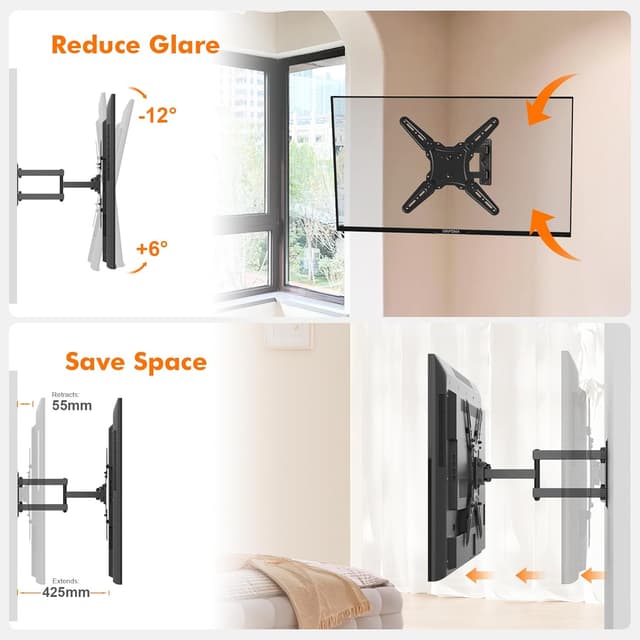 Thumbnail 2 de GRIFEMA GB1010 TV wall bracket 26–65 inch