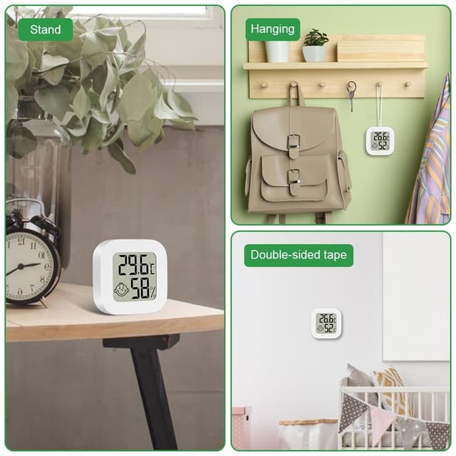 Thumbnail 6 de Ainiv Thermomètre Hygromètre Intérieur