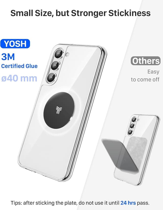 Detalle de YOSH Magnetic Car Phone Holder for Air Vents