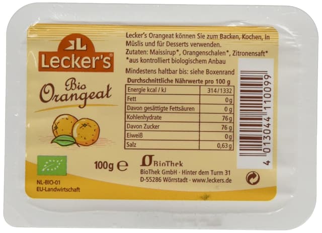 Imagen de Lecker's Orangeat 500 g 🎂 en OfertitasTOP