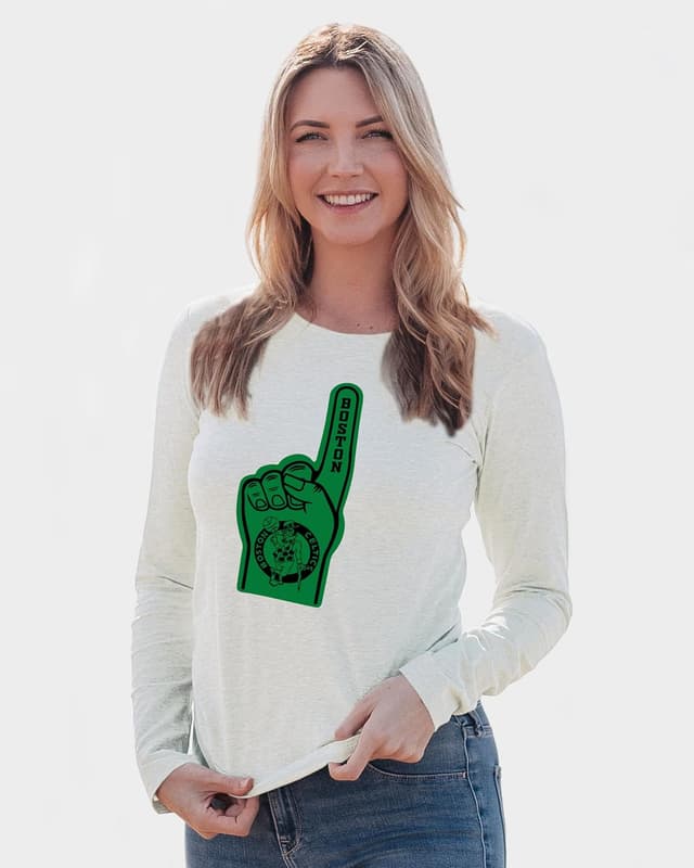 Detalle de Blue 84 NBA Women’s Long Sleeve T-Shirt (Officially Licensed) — Icon Alternate, Knicks