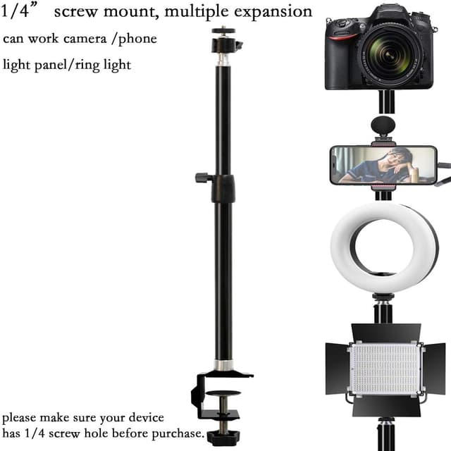 Detalle 2 de HAFOKO 17 bis 31 Zoll Tisch Kamera Halterung