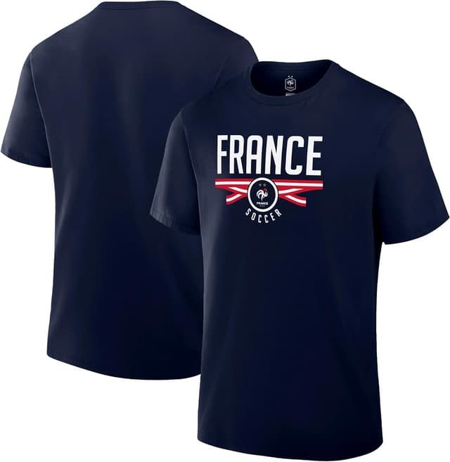 Detalle 2 de Icon Sports National Teams Unisex Cotton T-Shirt 643ct (France Football Federation)