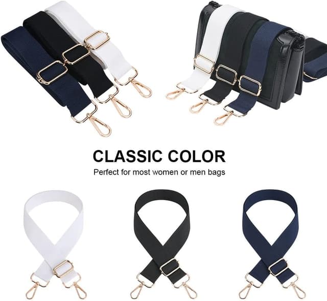 Detalle de Aucuu tracolla regolabile per borsa donna (80–130 cm), cinghia lunga con spallaccio morbido antiscivolo