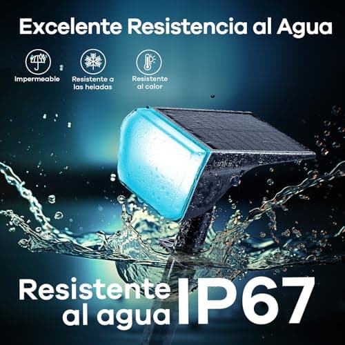 Thumbnail 5 de Linkind Luces Solares Jardin RGB 🌈 10 Modos,IP67,6 Piezas