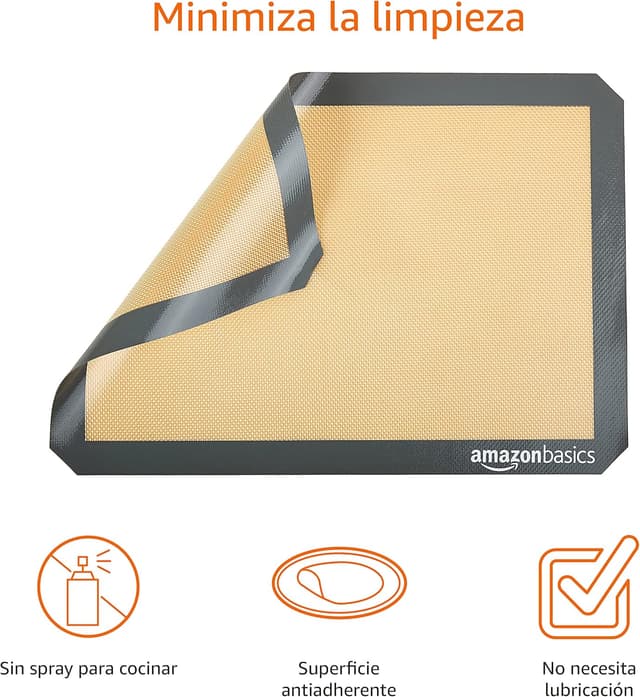 Thumbnail 2 de Amazon Basics Tapete de Silicona para Hornear, Juego de 2 🍪