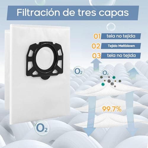 Thumbnail 2 de Kaiyaner 10 KFI 487 sac aspirateur avec filtre HEPA