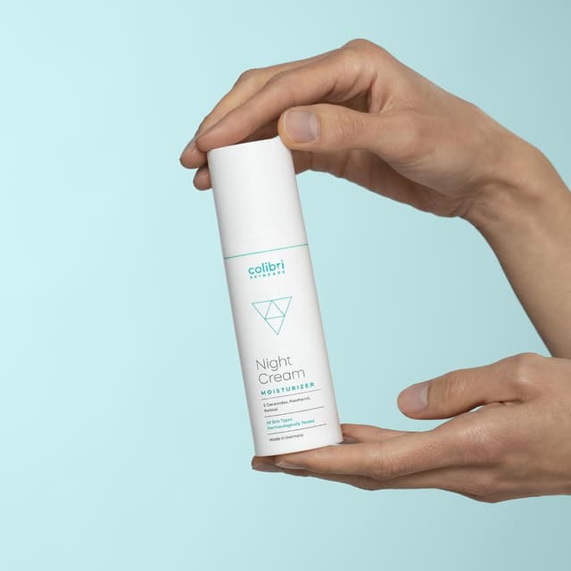 Detalle 1 de Colibri Skincare NIGHT CREAM (80 ml) — Crème de nuit anti-rides au rétinol, acide hyaluronique et céramides